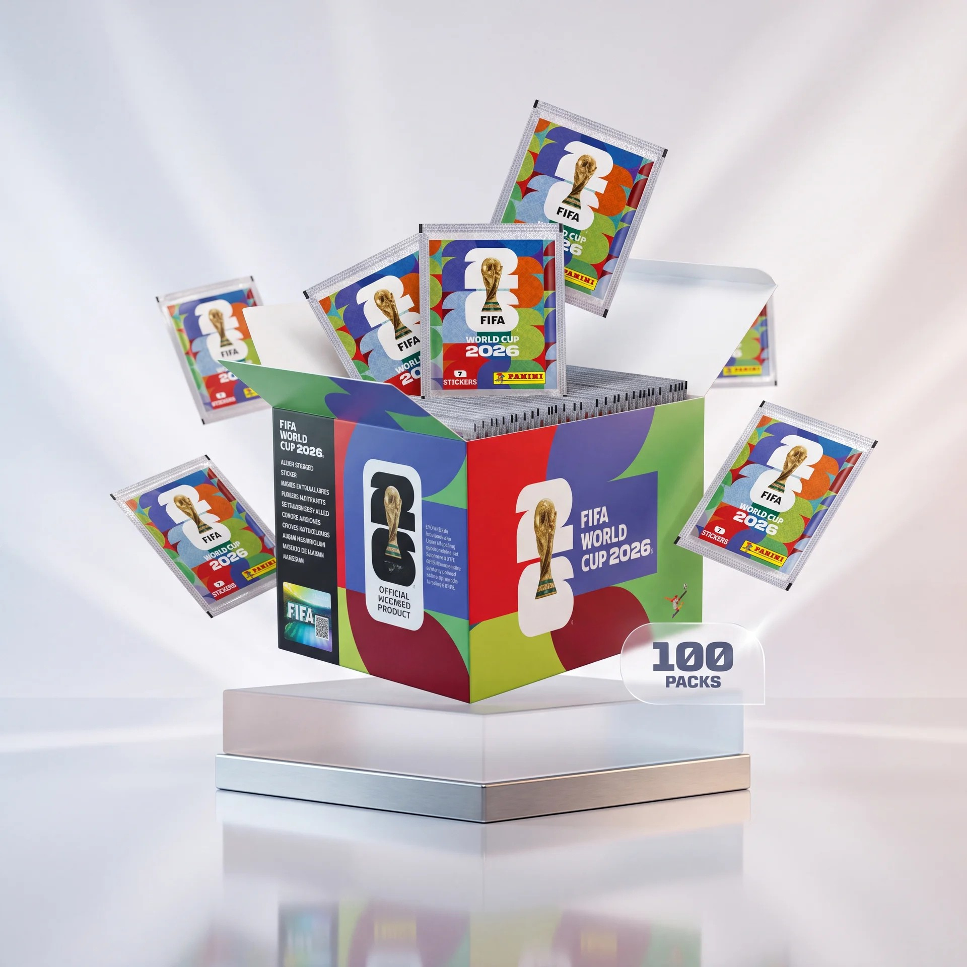 Stickerkollektion - Box mit 100 Tüten