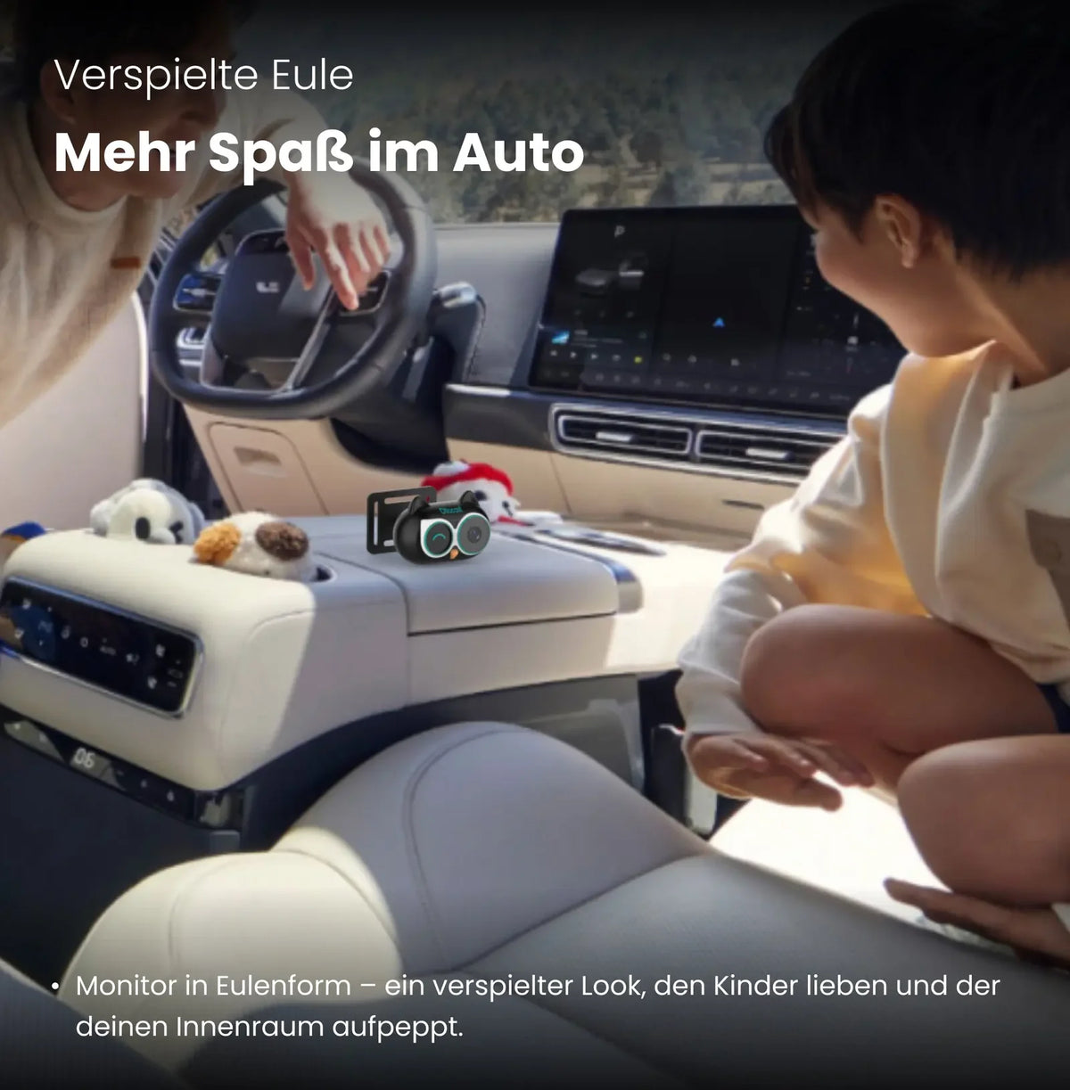 Cabin Care – Rücksitzkamera mit Wireless CarPlay